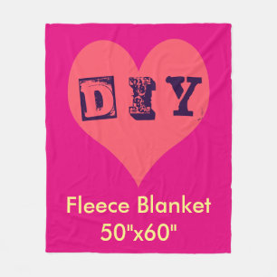 DIY - Fleece Blanket Deken