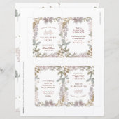 DIY Flower Seed Packets Vrijgezellenfeest Favor (Voorkant / Achterkant)