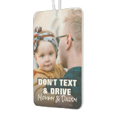 DIY foto anti-sms citaat rechthoek Luchtverfrisser (Links)