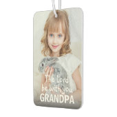 DIY foto Heer zij met u opa Luchtverfrisser (Links)