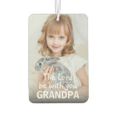 DIY foto Heer zij met u opa Luchtverfrisser (Achterkant)