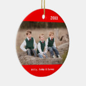 DIY - Foto op een versiering Keramisch Ornament (Rechts)