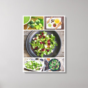 DIY foto vers gezond voedsel wellness gezondheid Canvas Afdruk