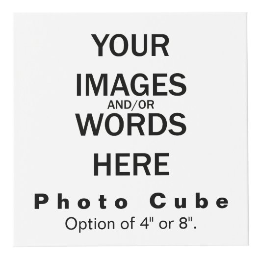 DIY - Fotokubus 4" (Voorkant)