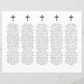 DIY Fotosympathie Funeral Prayer Bladwijzer (Achterkant)