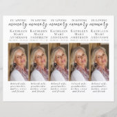DIY Fotosympathie Funeral Prayer Bladwijzer (Voorkant)