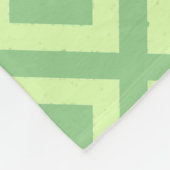 DIY Geometric Pattern-Limoen op elke kleur Fleece Deken (Hoek)