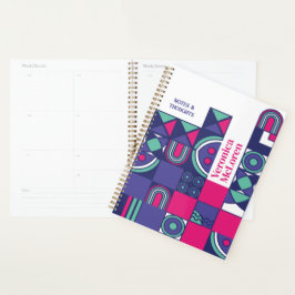 DIY geometrische planner: Creëer uw eigen retro-ch Planner