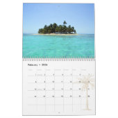 DIY Gepersonaliseerde Tropische Fotosjabloon 2026 Kalender (Feb 2026)