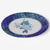 DIY, gepersonaliseerde zeemeermin thema partij ben Papieren Bordje (Gekanteld)