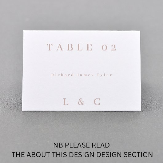 DIY Gevouwen Moderne Dirty Pink Place Kaarten