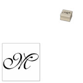 DIY - Gewoon Monogram + de jouwe Rubberstempel (Gestempeld)