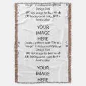 DIY Gooi Dekens/DIY achtergrond kleur Deken (Voorkant Verticaal)