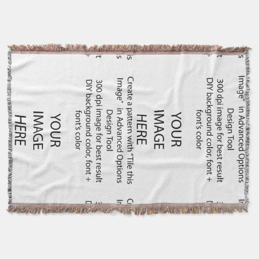 DIY Gooi Dekens/DIY achtergrond kleur Deken (Voorkant)