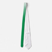 DIY GRADIËNT KLEUR, GROEN, SMARAGD STROPDAS (Achterkant)