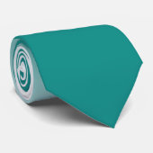 DIY GRADIËNT KLEUR, TEAL GROEN STROPDAS (Opgerold)