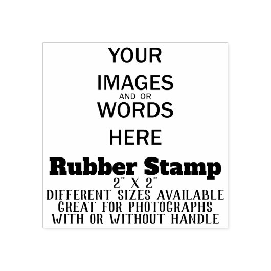 DIY (Grootteopties) - Rubberstempel (Afrduk)