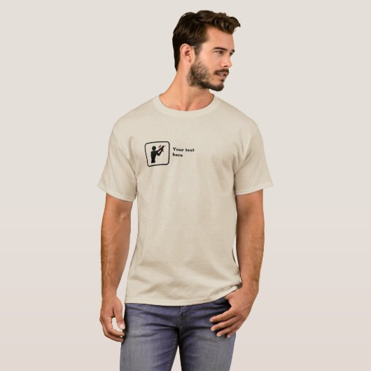 DIY Guy -- Kleine Logo --  T-shirt (Voorkant volledig)