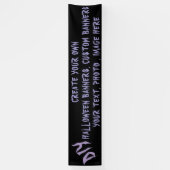 DIY Halloween Banner - Custom Party Decor (Verticaal)