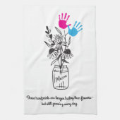 DIY Handprint handdoek (Verticaal)