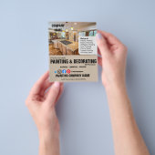 DIY-handyman BETALEN EN DECORATEREN Flyer (Hand)