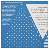 DIY Happy Birthday Personalized Pennant Banner Stof (Swatch)