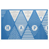 DIY Happy Birthday Personalized Pennant Banner Stof (Fat Quarter)