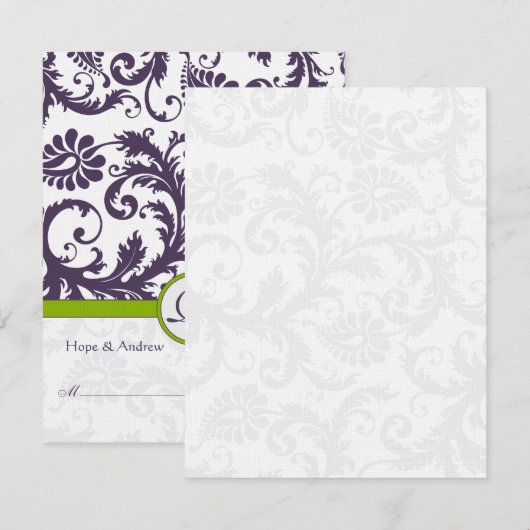 DIY Huwelijksplaatskaarten voor Tentoon Uitnodigin Kaart (Voorkant / Achterkant)