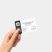 DIY ID-kaart klassiek, eenvoudig foto zwart wit lo Badge (Handheld)