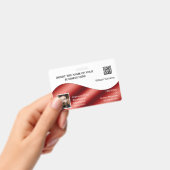 DIY ID-kaart rood wit | foto-logo Badge (Handheld)