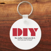DIY Ik heb het druk Sleutelhanger (Voorkant)