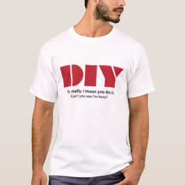 DIY Ik heb het druk. T-shirt