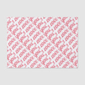 DIY, IK HOU VAN JE. Tissue Papier (Voorkant)