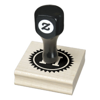 DIY Initiaal Badge Label Seal Rubber Stamp Rubberstempel