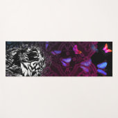 DIY INITIAAL YOGA MAT ROARING TIGER BUTTERFLIES (Voorkant (horizontaal))