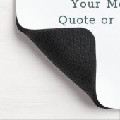 DIY Inspirerend Citaat Blauw en Witte Waterverf Muismat (Hoek)