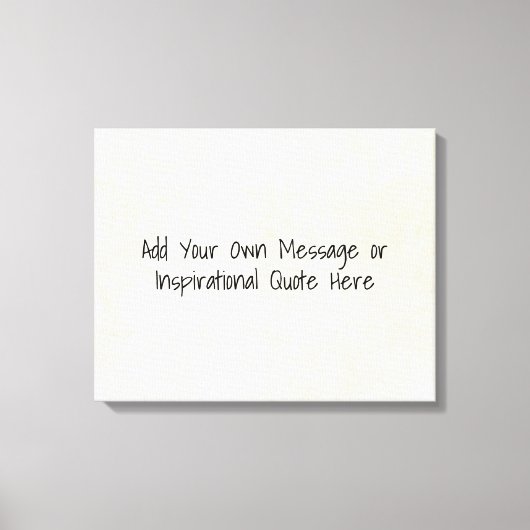 DIY Inspirerend Motivatie offertes, tekst, enz. Canvas Afdruk (Voorkant)