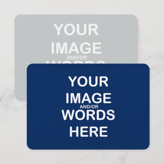 DIY - Invitaties Ronde Randen van 3,5 x 5 inch Kaart (Voorkant / Achterkant)