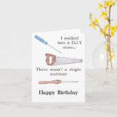 DIY Joke Verjaardag Kaart (Gele Bloem)