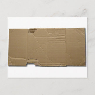 DIY-kartonnen bord Briefkaart