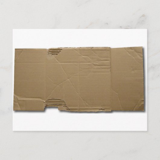 DIY-kartonnen bord Briefkaart (Voorkant)