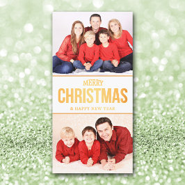 DIY Kerstbrief en Fotosjabloon Feestdagenkaart