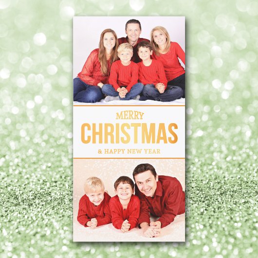 DIY Kerstbrief en Fotosjabloon Feestdagenkaart