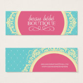 DIY - Kinder Boutique Hang Labels Mini Visitekaartjes (Voorkant /achterkant)