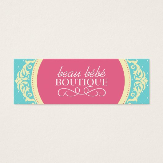 DIY - Kinder Boutique Hang Labels Mini Visitekaartjes (Voorkant)