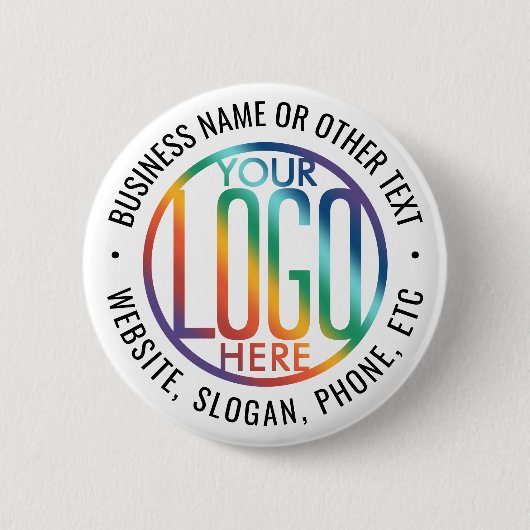 DIY-kleur | Promotionele ronde voor uw zakelijke L Ronde Button 5,7 Cm (Voorkant)