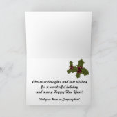 DIY Kleur Vakantie Kerst Kaart Uitnodiging (Binnen)