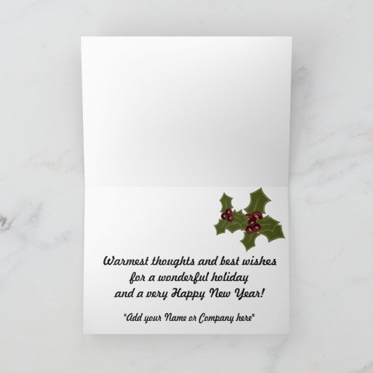 DIY Kleur Vakantie Kerst Kaart Uitnodiging (Binnen)