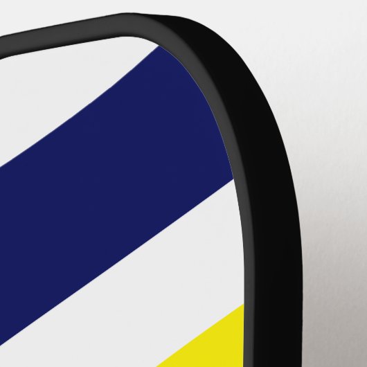 DIY-kleuren 4 Stripe Red Blue Green White Pickleball Paddle (Links Detail)