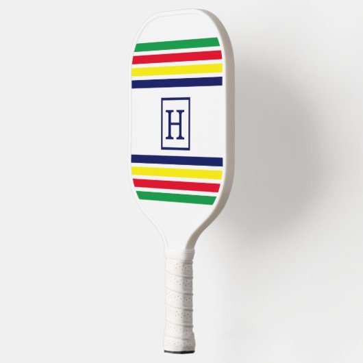 DIY-kleuren 4 Stripe Red Blue Green White Pickleball Paddle (Links)